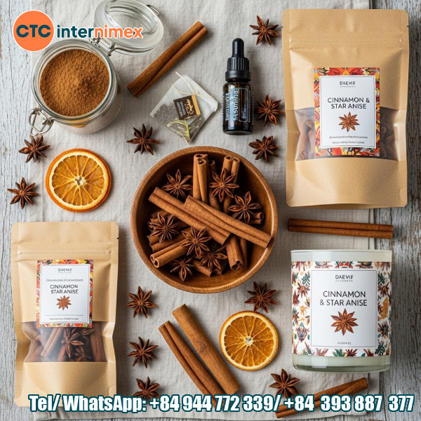 Vietnamese Spices: Cinnamon & Star Anise Exports